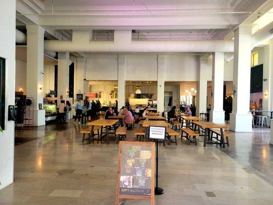 Interior - Entrance View Inside Nixon Plaza (11/06/21). @PoetGardens #Whittier #UptownWhittier #FoodHall