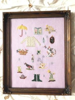 The best picture frames for my daughter's needlepoint.