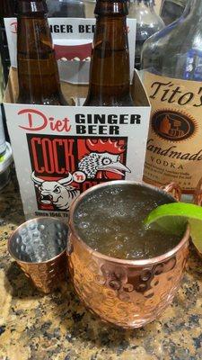 Diet ginger beer for your Moscow mules