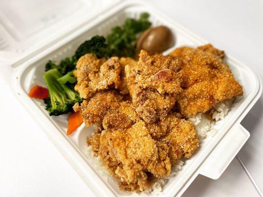 Popcorn Chicken Rice Box