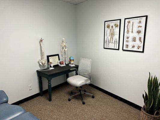 New patient consultation area