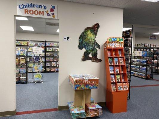 Part of the store. Dedicated kids section.