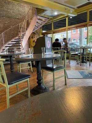 Dining room and stairs