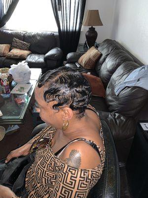 Finger waves done by me