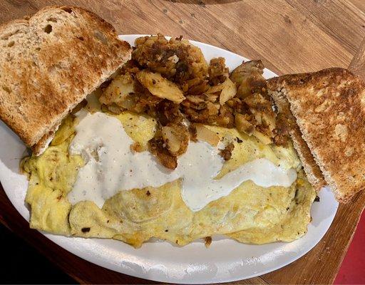 Steak Fajita Omelet