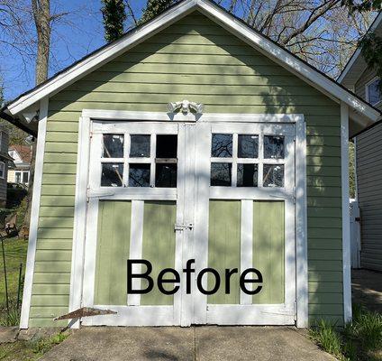 Swing Doors Conversion - Before Photo