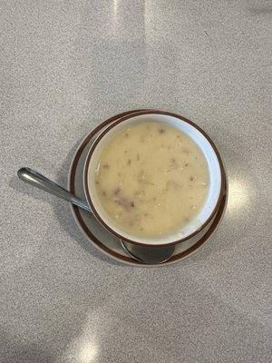 Cream of Rueben soup, different and delicious.