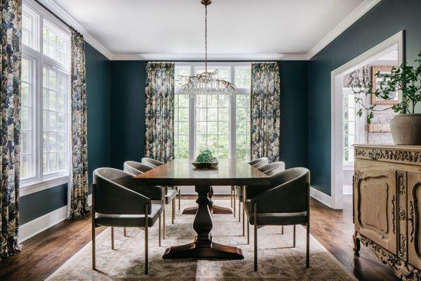 Transitional dining room