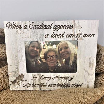 Custom engraved Sympathy Frame.  www.SouthernGiftingCo.com/sympathy