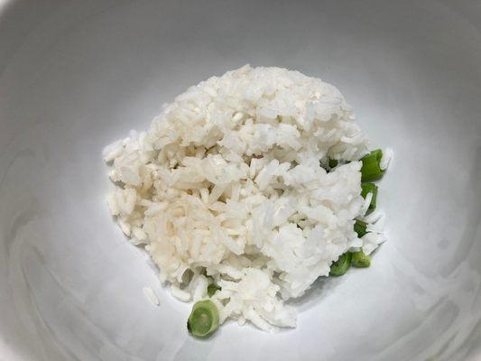 The "regular" portion of rice