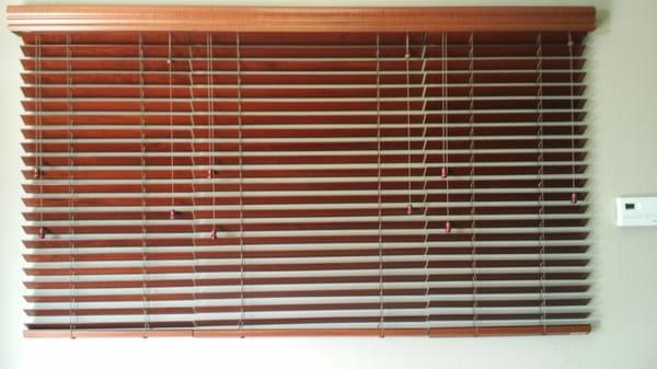 2" wood blind