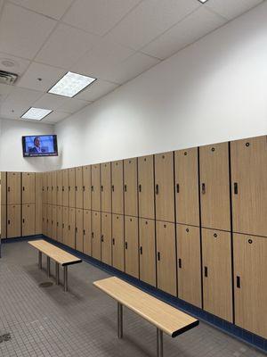 Clean locker rooms