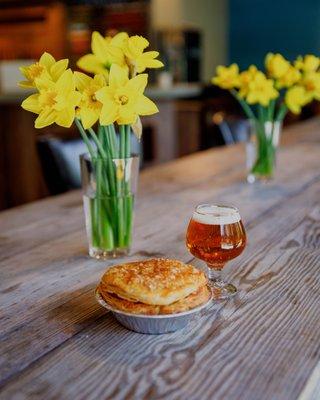 House-made Savory Pie & Craft Beer