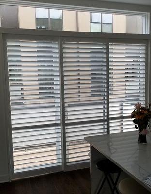 Plantation Shutters for Sliding Doors!