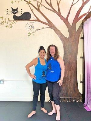 With Lisa, owner and instructor. Beautiful soul inside and out.