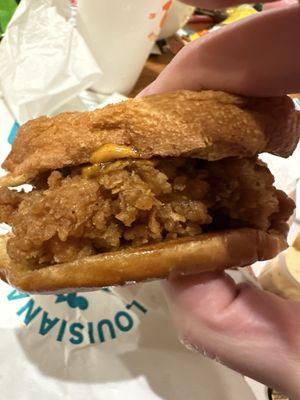 Ghost pepper chicken sandwich