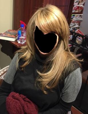 Amazing blonde with more lowlights for fall, thanks to Marco at Salon Rouge!