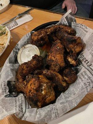 Cajun wings...photo by @phil_eatsfood