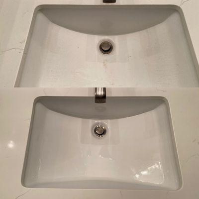 Sink before/after