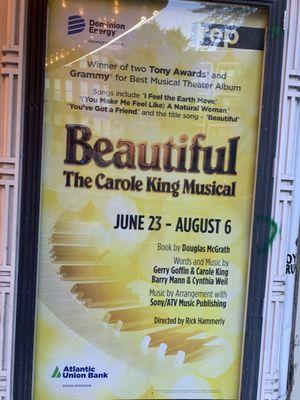 Go see Beautiful the musical!