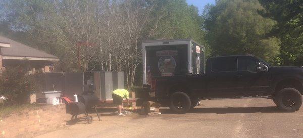 The Da Cajun Shack doing it up right for The PARKLANE Academy Band