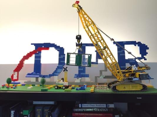 Found this Lego display! Love it!!