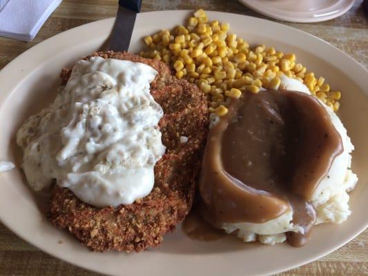 Some of the best Country Fried Steak I've had in a while.