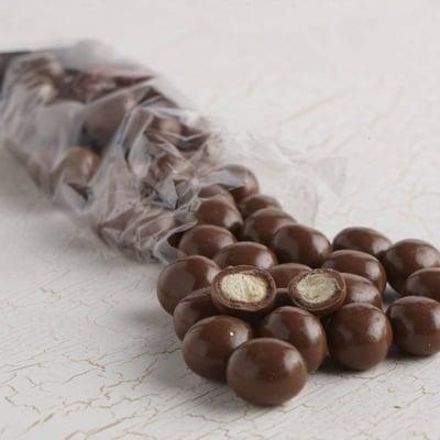 Chocolate covered malt balls