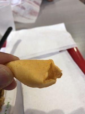 Don't even bother eating the fortune cookie. Don't taste good