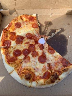 Pepperoni pizza