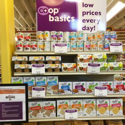 Co-op Basics items are quality, affordable grocery staples. Great prices!