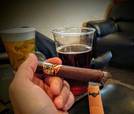 Dark Bavarian style beer with a fine medium bodied cigar.