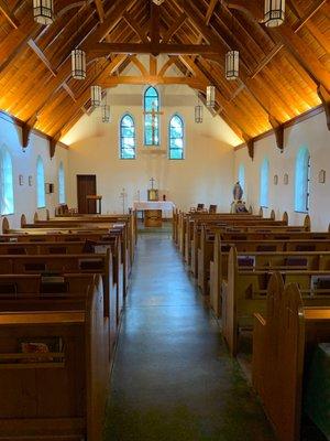 Island church interior