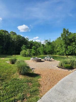 Fire pit area