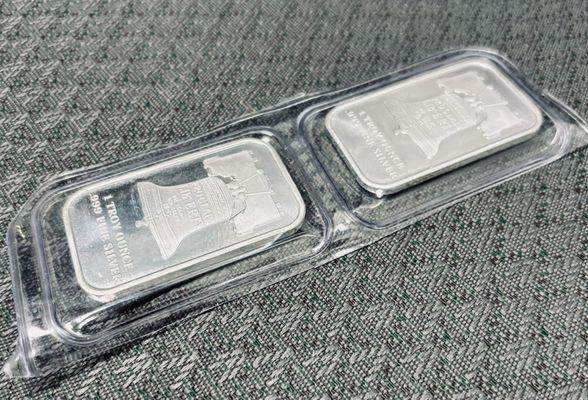 2 1oz. Silver bars