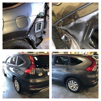 A before and after of one of our many valued customers 2016 Honda CR-V!