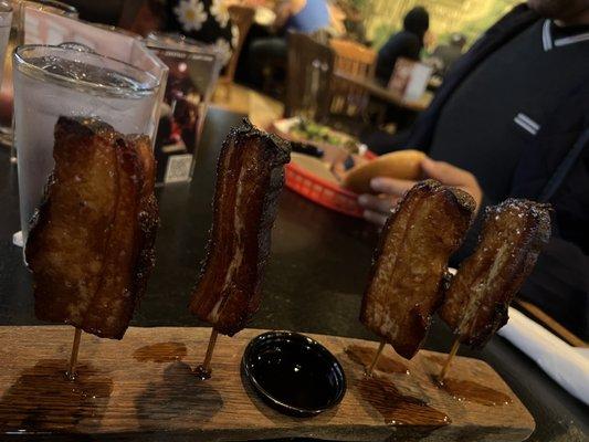 Pork Belly on a Stick