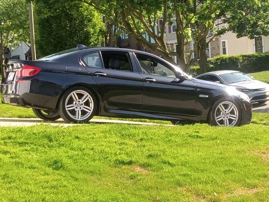 My car after the car wash thank you