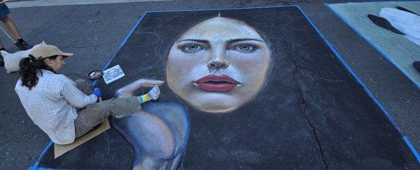 Chalk art is impressive!