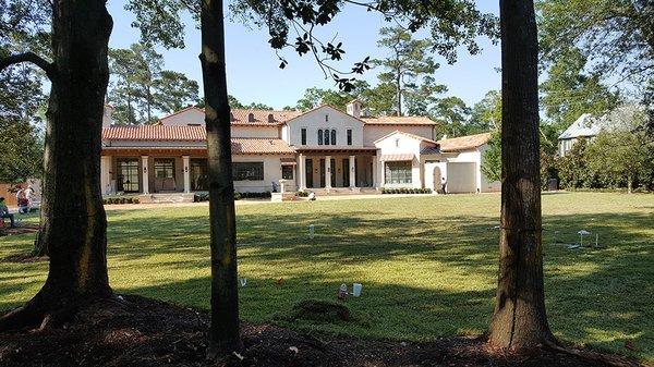 Private Residence - Houston, Texas. Mata-Turf Installation: Existing Ground.