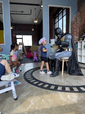 Batman visits Little Munchkins!