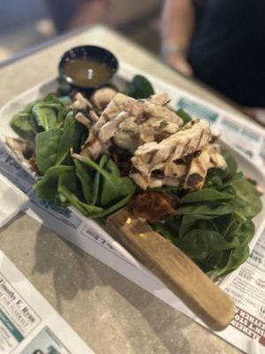 Spinach Salad with chicken