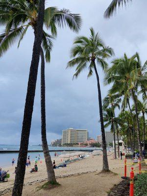 The pink hotel is the Royal Hawaiian