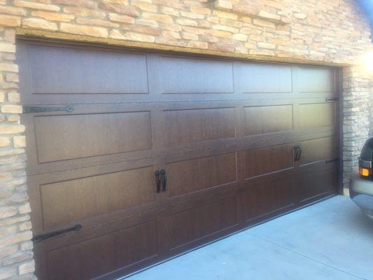 Clopay Ultra Grain Steel Back door