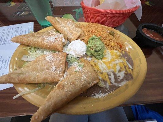 Avocado chimichanga