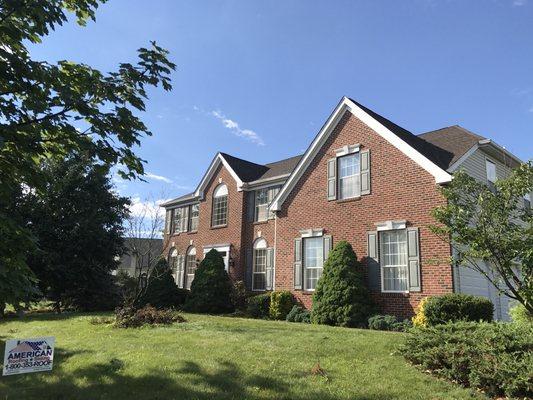 Roof in Lansdale pa Gaf timberline barkwood