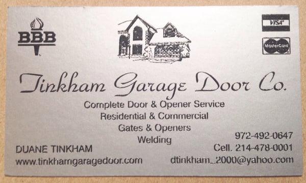 Tinkham Garage Door