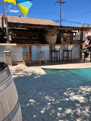 Great back patio!