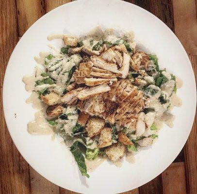 Grilled chicken Cesar salad