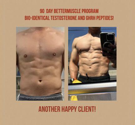 Avid runner felt tired and low hitting his 40's but now in his best shape ever with BetterMuscle program now down to 7% body fat! #peptides